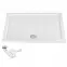 Rea-k5332 pravokutna tuš kada savoy white 80x100+syfon,2