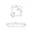 Rea-k7907 poluokrugla tuš kadalook white 90x90,2