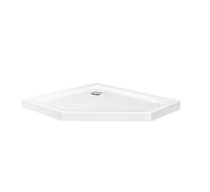 Rea-k8544 peterokutna tuš kadadiamond white 80x80x5,3