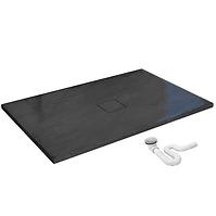 Rea-k9603 pravokutna tuš kada stone black 90x120