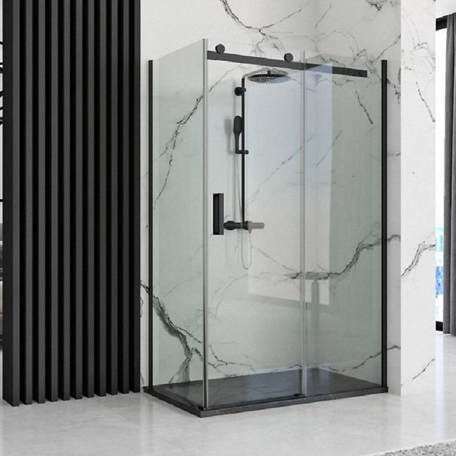 Rea-k9603 pravokutna tuš kada stone black 90x120