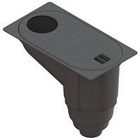 Odvod za oborinske vode od polipropilena vertikalni 20,8x16,3x30 cm
