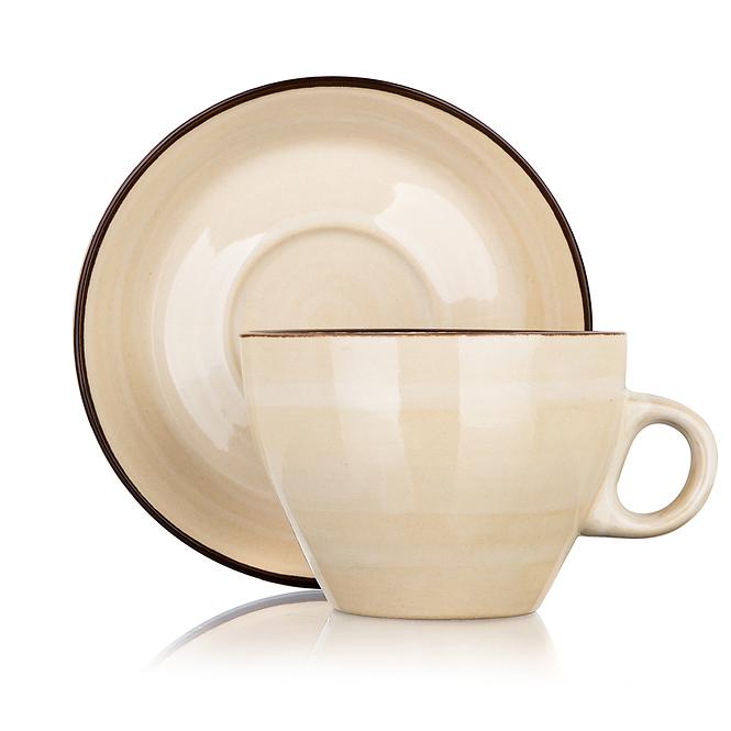 Šalica + tanjurić 290 ml Palas krem 60322809