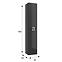 VISOKI ORMAR DECO C32, GRAFIT,2