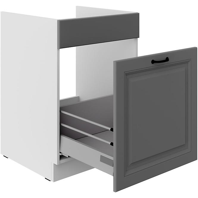 Kuhinjski ormarić Stilo dustgrey/bijeli 60ZL 1S BB,3