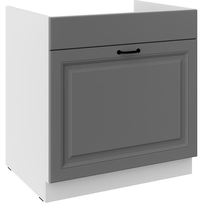 Kuhinjski ormarić Stilo dustgrey/bijeli 80ZL 1S BB