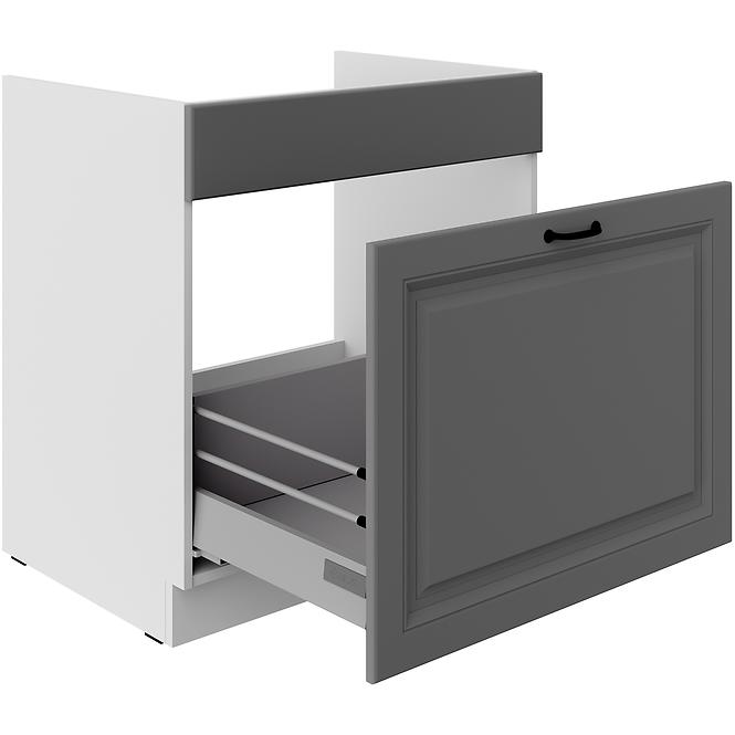 Kuhinjski ormarić Stilo dustgrey/bijeli 80ZL 1S BB,3