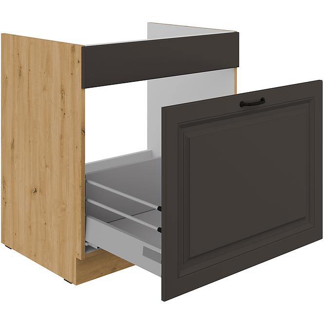 Kuhinjski ormarić Stilo grafit mat/artisan 80ZL 1S BB,3