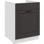 Kuhinjski ormarić Stilo grafit mat/bijeli 60ZL 1S BB