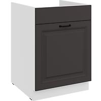 Kuhinjski ormarić Stilo grafit mat/bijeli 60ZL 1S BB