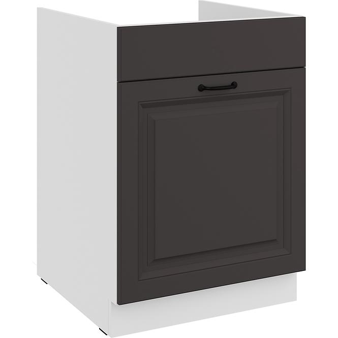 Kuhinjski ormarić Stilo grafit mat/bijeli 60ZL 1S BB