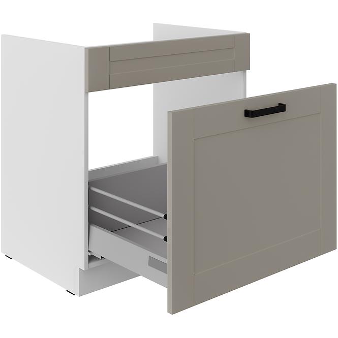 Kuhinjski ormarić Luna claygrey/bijeli 80ZL 1S BB,3