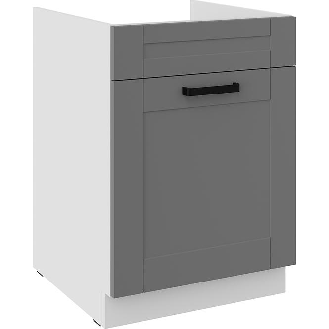 Kuhinjski ormarić Luna dustgrey/bijeli 60ZL 1S BB