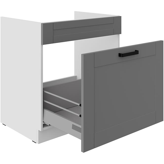 Kuhinjski ormarić Luna dustgrey/bijeli 80ZL 1S BB,3