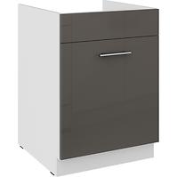 Kuhinjski ormarić Lara grey 60ZL 1S BB
