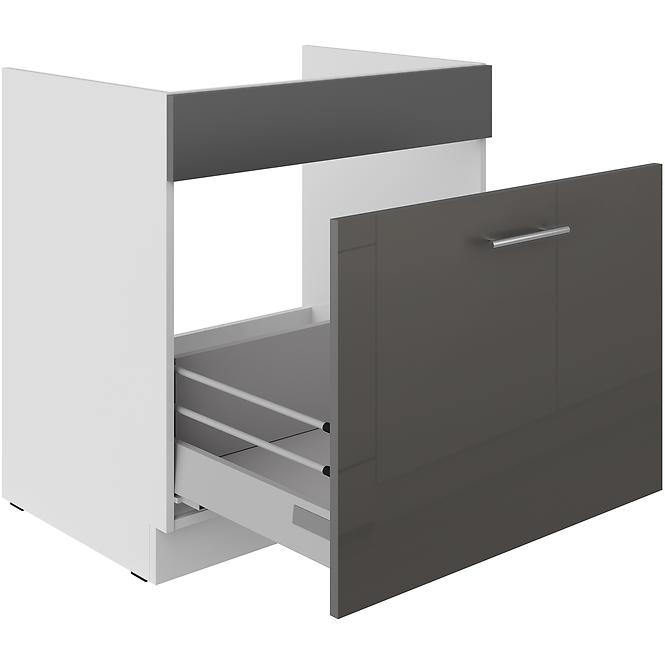Kuhinjski ormarić Lara grey 80ZL 1S BB,3