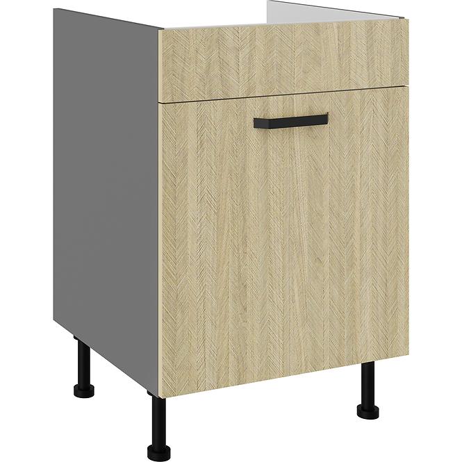 Kuhinjski ormarić Scandi jela/antracit 60ZL 1S BB