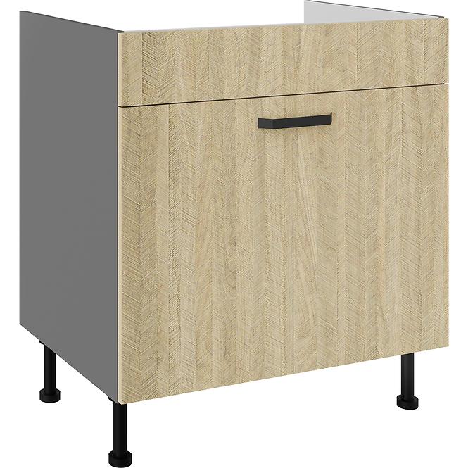 Kuhinjski ormarić Scandi jela/antracit 80ZL 1S BB