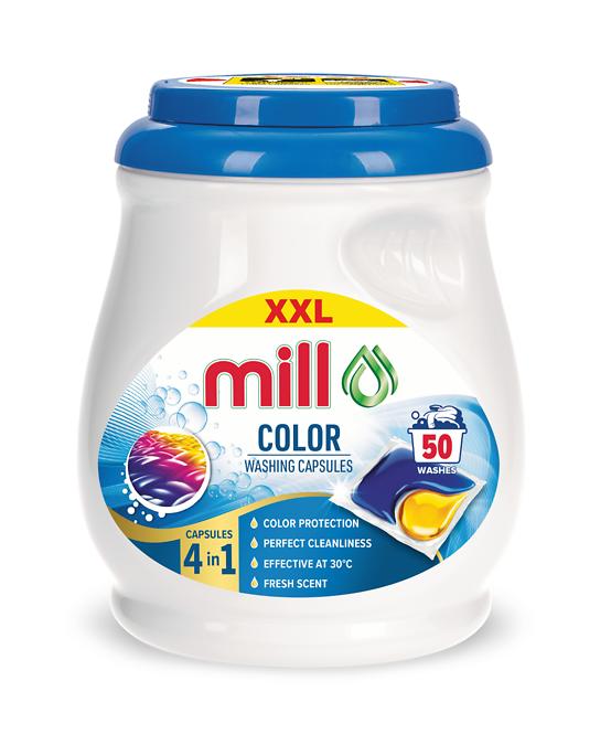 Kapsule za pranje rublja Duo Caps Mill Professional Color 50 kom.