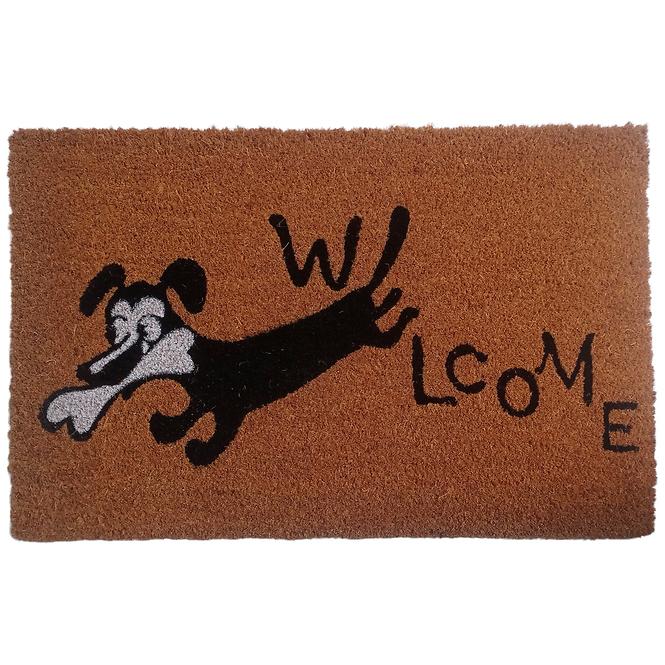 Otirač od kokosovih vlakana Dog Welcome 40x60 cm