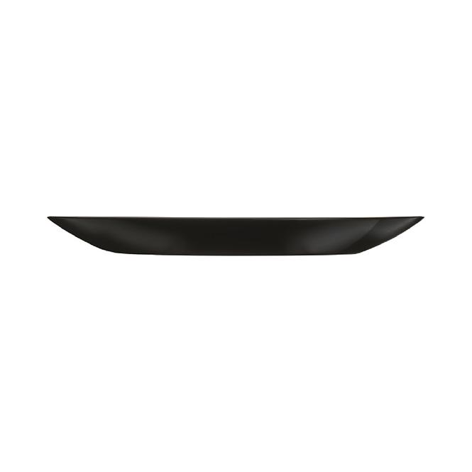 Lu-v3821 plitki tanjur 25cm zelie crni 00508