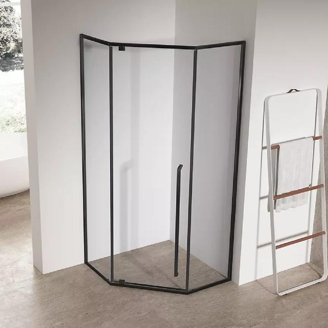 Tuš kabina Light 80x80x195 Black,2