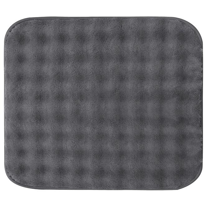 Kupaonski tepih 2 dijela 100x60 50x60 tamno sivi