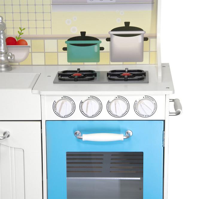 Kuhinja za djecu Little Foodies Mint-Blue