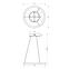 SVJETILJKA GALAXIA BLACK ML8420 26W   LW1,3
