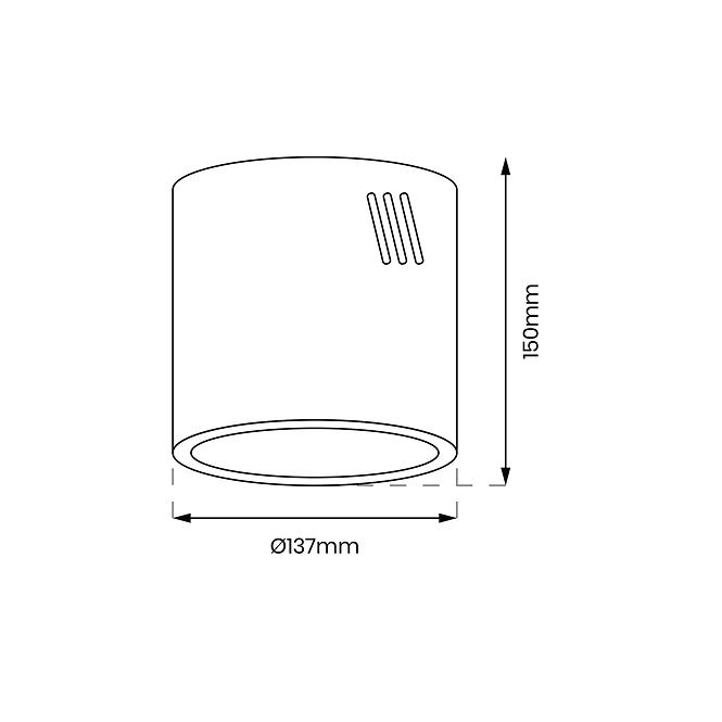 SVJETILJKA GEORGE WH ML0481 E27 K1,5