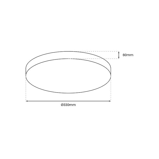 SVJETILJKA MAYA BL ML7970 15W LED IP44  PL1,2