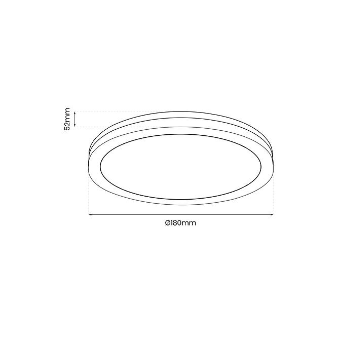 SVJETILJKA MARLON BL EKP0474 12W LED IP54  PL1
