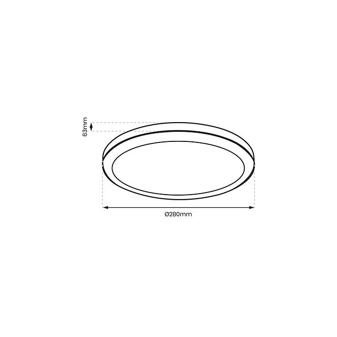 SVJETILJKA VERA WH EKP0472 24W LED IP65  PL1,2