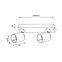 SVJETILJKA VOLF BL TRACK ML0678 2XGU10 LS2,4