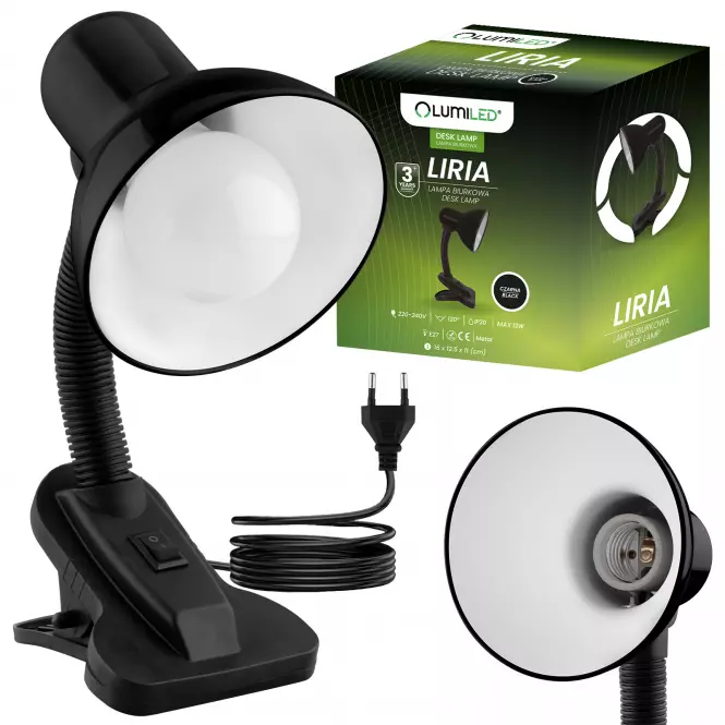 SVJETILJKA LIRIA BLACK 1XE27 LB1