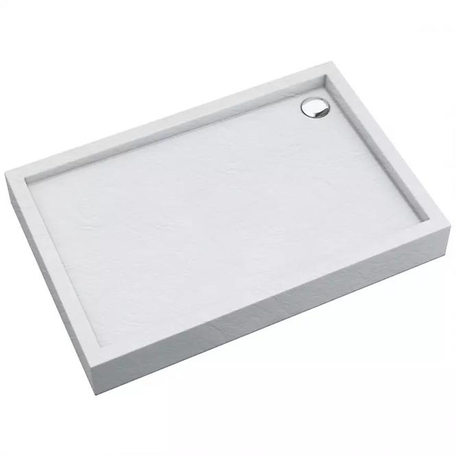 TUŠ KADA  ASTRIX 90X120X16 BIJELA STRUKTURA AQM4747BS