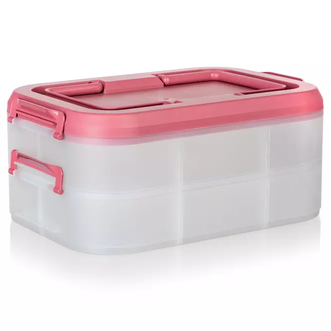 Party box 40x28x17.8cm Rasberry,3