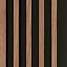 Zidni panel s lamelama MODERN LINE SLIM Wallnut Black 12x122x2650mm 