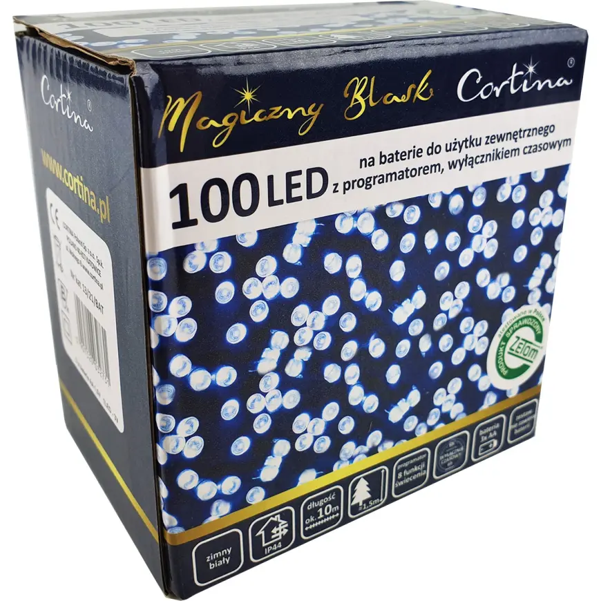 BOŽIĆNA RASVJETA LED 100L 13/21/BAT CW