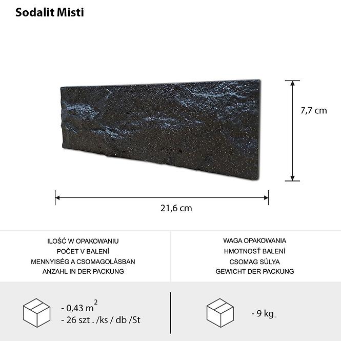 Betonski kamen Sodalit Misti pak=0,43 m2