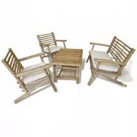 Set namještaja od bambusa 1+2+1