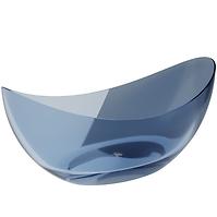 Samostojeća kada Axya 180/80 Blue Wave sifon klik-klak krom