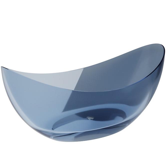 Samostojeća kada Axya 180/80 Blue Wave sifon klik-klak krom