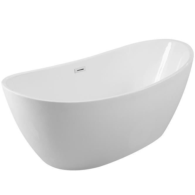 Samostojeća kada Ayla 170/80 + sifon klik-klak, s preljevom, crni