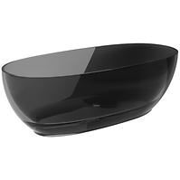 Samostojeća kada Mexa 170/78 Carbon Grey sifon klik-klak, crni mat