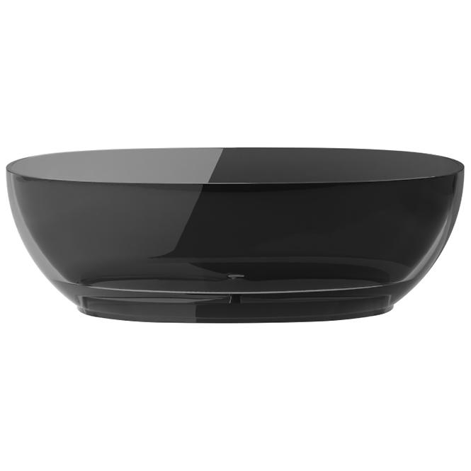 Samostojeća kada Mexa 170/78 Carbon Grey sifon klik-klak, crni mat