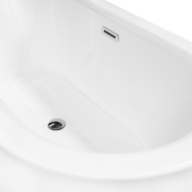Samostojeća zidna kada Avita A-Line 160L + sifon klik-klak krom