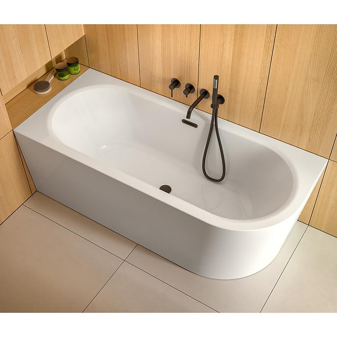 Samostojeća zidna kada Avita A-Line 160L + sifon klik-klak krom