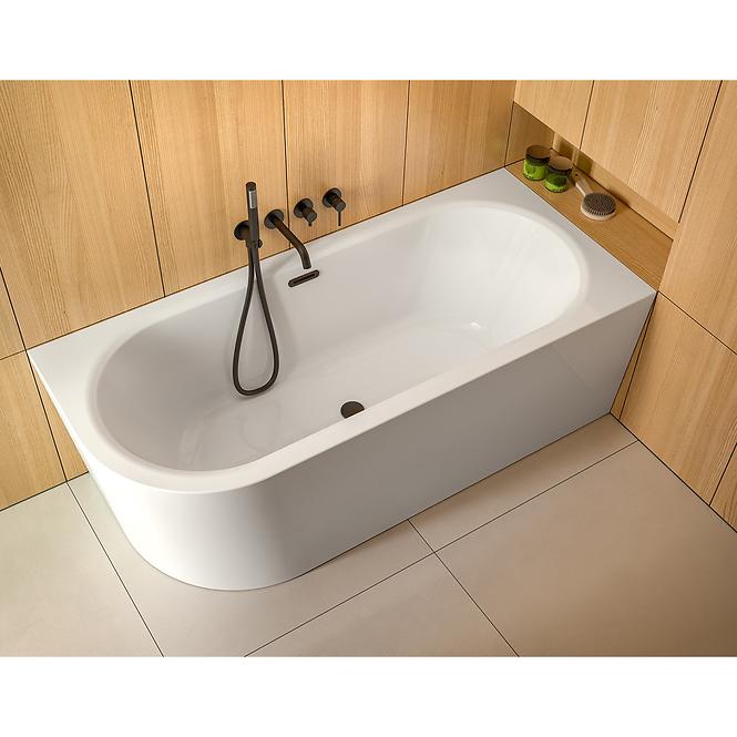 Samostojeća zidna kada Avita A-Line 160P + sifon klik-klak krom