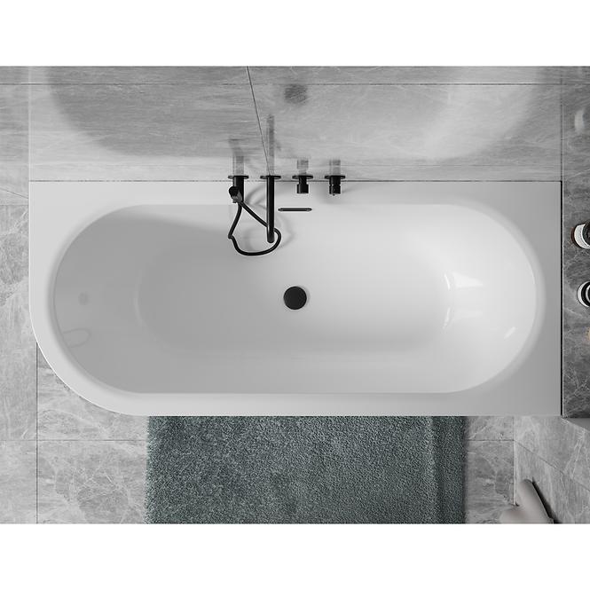 Samostojeća zidna kada Avita A-Line 160P + sifon klik-klak krom